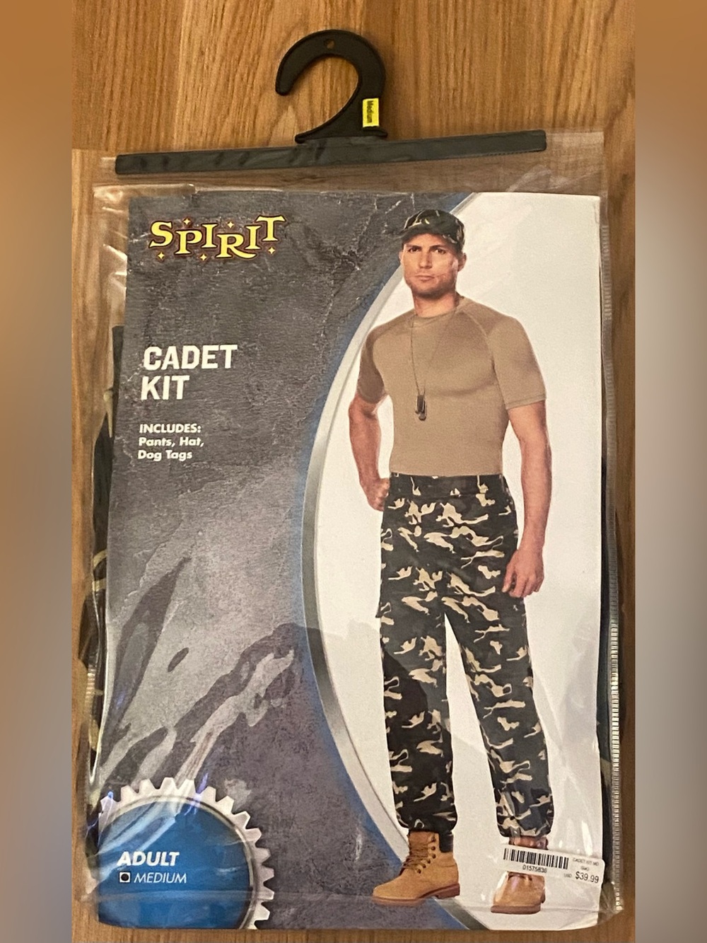 Spirit Men’s Cadet Kit Camouflage Pants - Black & Tan Camo